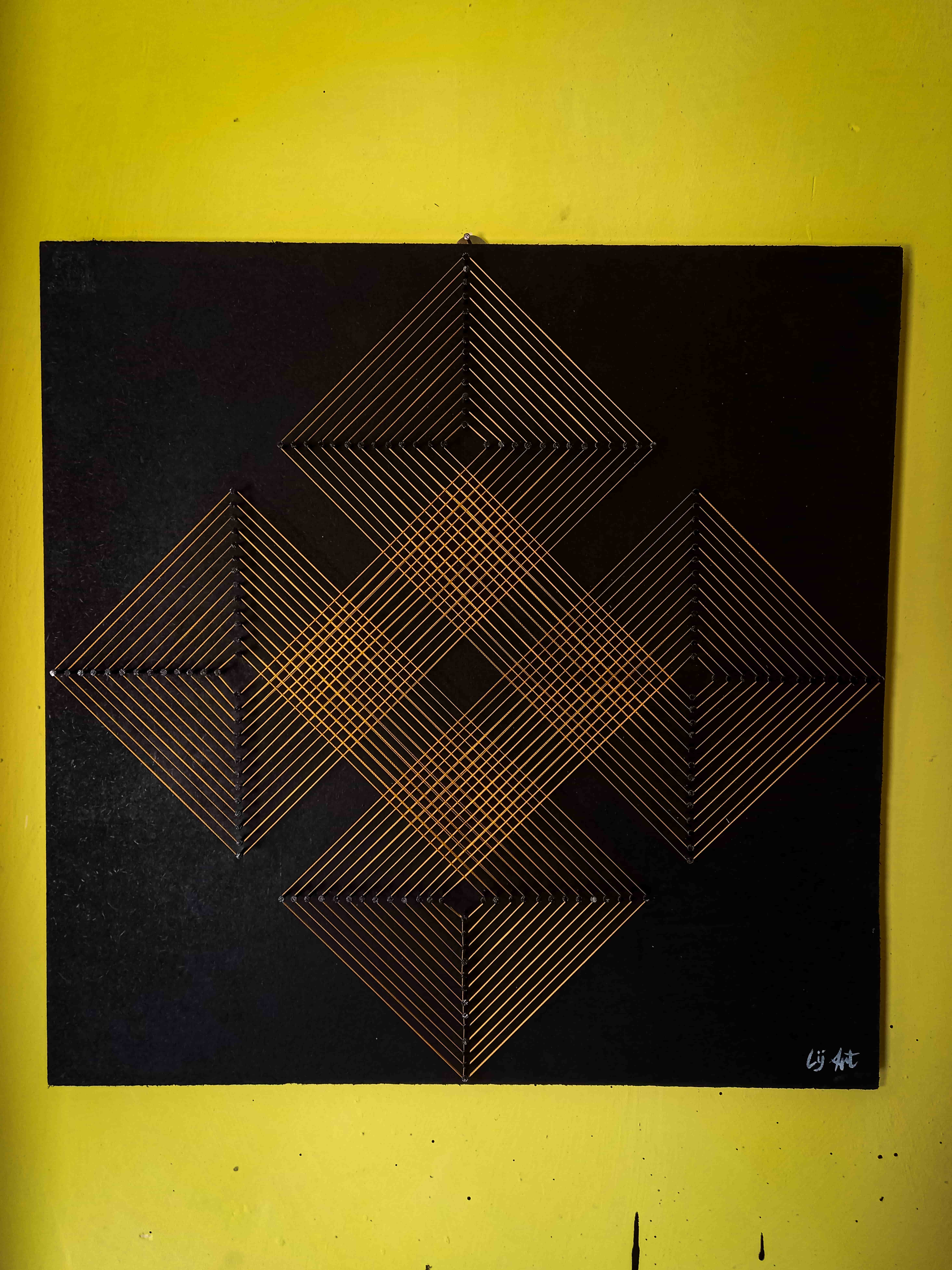 Cross String Art 